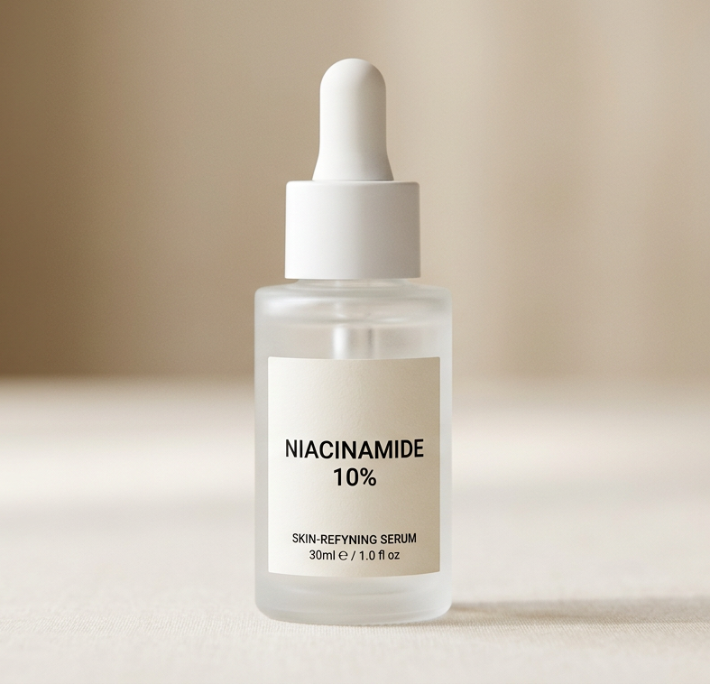 Image of niacinamide 10% dropper bottle